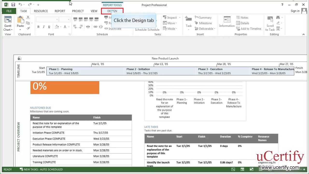 ms project template