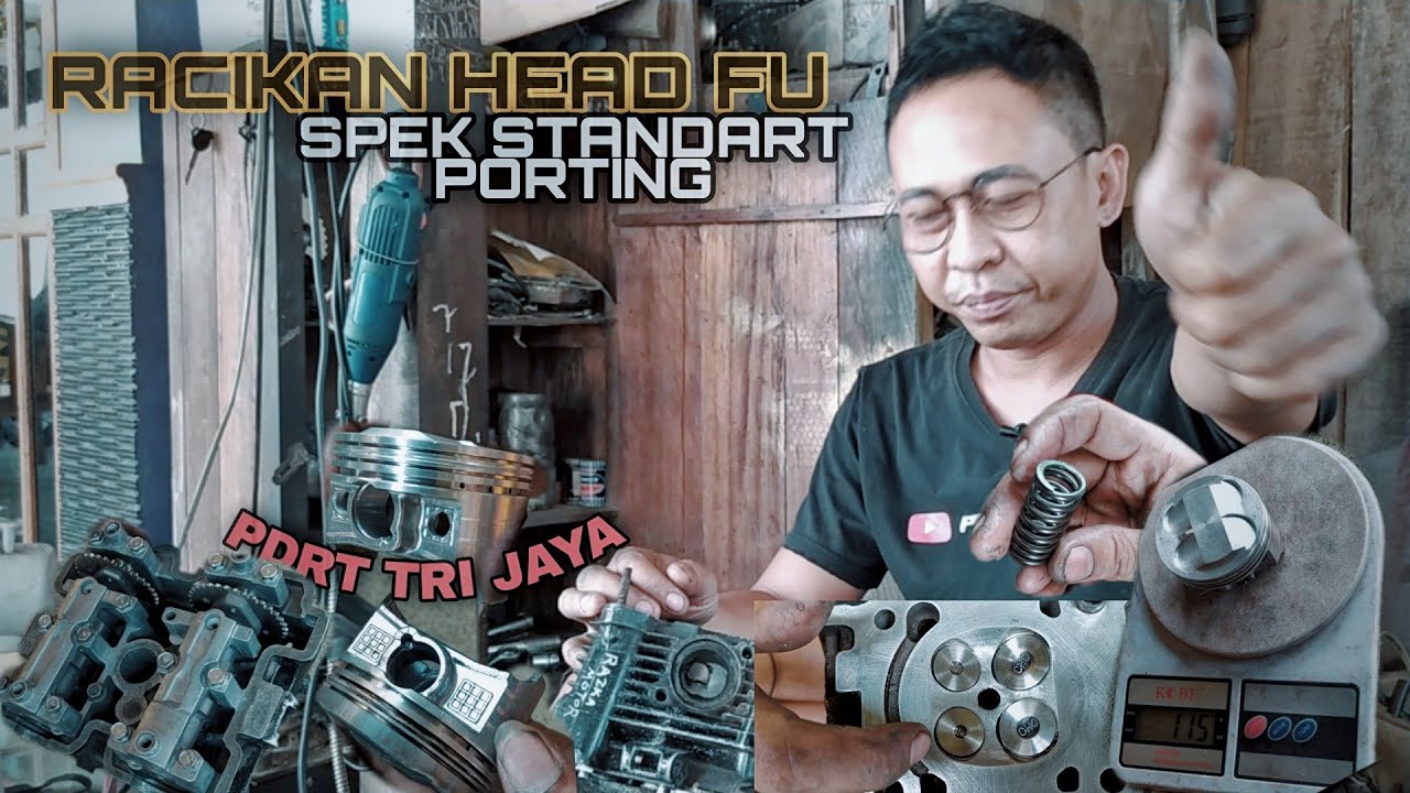 RACIKAN HEAD SATRIA FU || SPEK STANDART PORTING