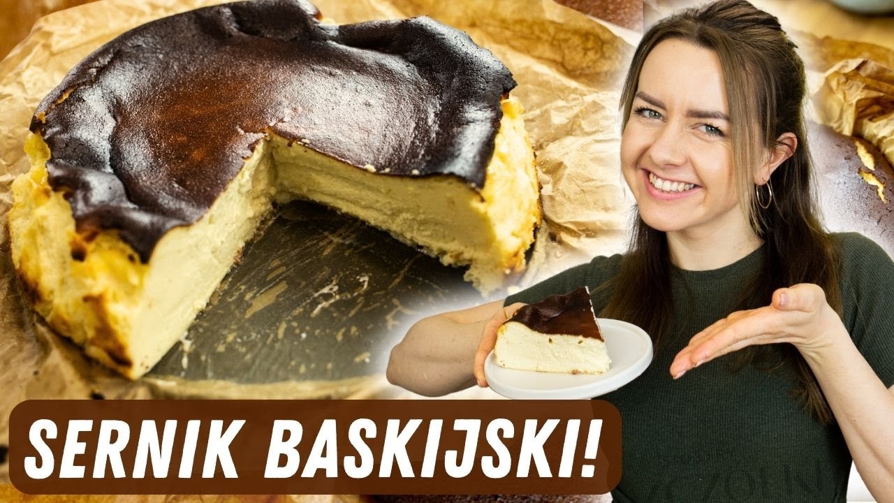 Sernik baskijski - lekki i kremowy! Takiego nie jedliście!
