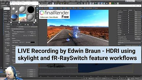 Edwin Braun Live Recording How to Setup HDRI Workf...