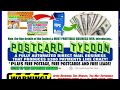 Make Money Mailing Postcards From Home The Postcard Tycoon 2019 Direct Mail Marketing From Home 2019