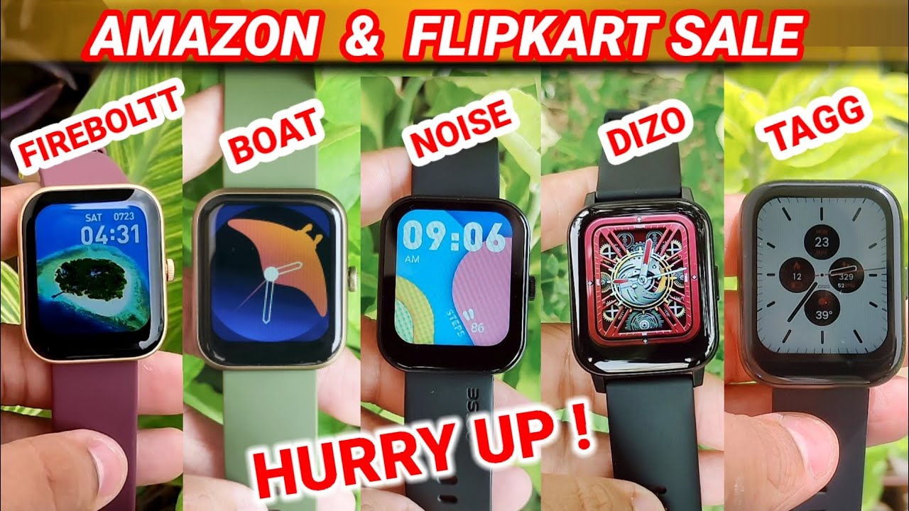 TOP 5 Smartwatch Under 2000 Rs 🔥 Amazon Sale & Flipkart Sale - YouTube