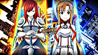 Fairy Tail Vs Sword Art Online Waifu Battleerza Vs Asunasubmission Matchwwe 2K22