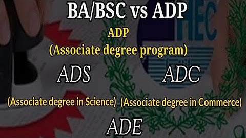 BA/BSC/B.COM vs ADP ||BA vs ADP ,ADS AND ADC|| Bsc vs ADP ADS ADC ADE Comparison