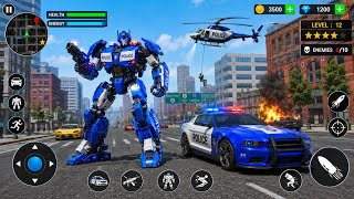 Police Robot Dragon Car Transformation Battle 3D - Android Gameplay screenshot 5