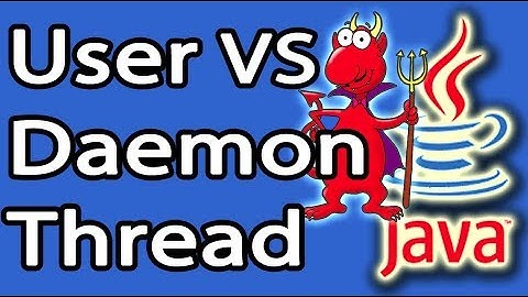 Java Daemon Thread vs User Thread Example