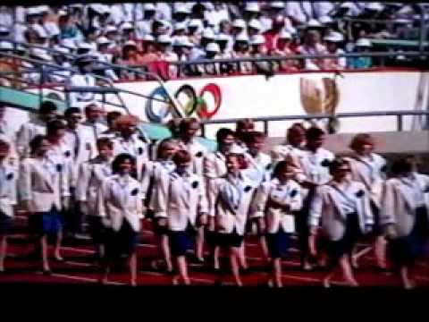 BEL Olympic team Seoul 88 opening.wmv