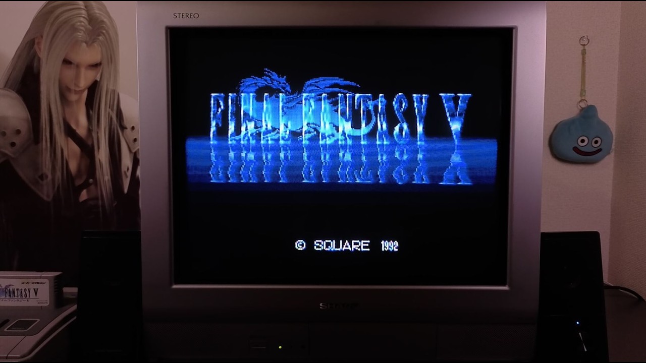ブラウン管テレビ『ファイナルファンタジーV』実況 FFシリーズマラソン ネタバレ注意