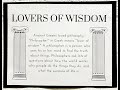 First Grade-Lovers of Wisdom