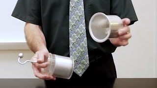 Capacitor Demo: Dissected Leyden Jar