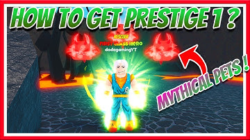 How to Get PRESTIGE 1 and MYTHICAL PET - 💪👊 Strongest Punch Simulator (Roblox)