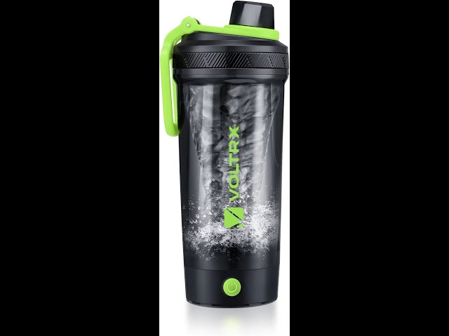 VOLTRX Shaker Bottle, Gallium USB C Rechargeable Electric Protein