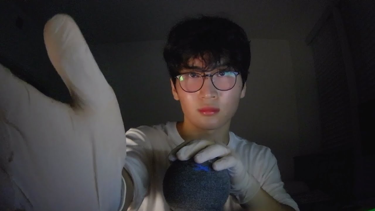 55 min of lofi asmr roleplay (cranial nerve exam, eye exam, haircut)