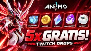 5 FREE ITEMS thanks to Animo Twitch Drops
