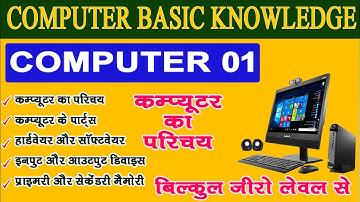 Computer Class Day 1 - कंप्यूटर कैसे चलाते हैं - Basic Computer Course in Hindi