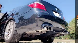 Cold start E60 M5 Resonator Delete .