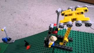 Auffahrt mit dem LEGO- Sessellift Eselspitze 1
