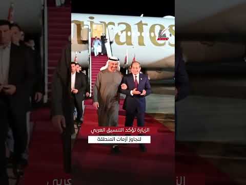 ماعت جروب رئيس الإمارات يصل مصر فجأة والسيسي يحضر له بالمطار كشف سر لقاء يهز المنطقة وخفايا الصفقات