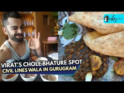 Virat Kohli's Chole Bhature Spot In Gurugram | Curly Tales