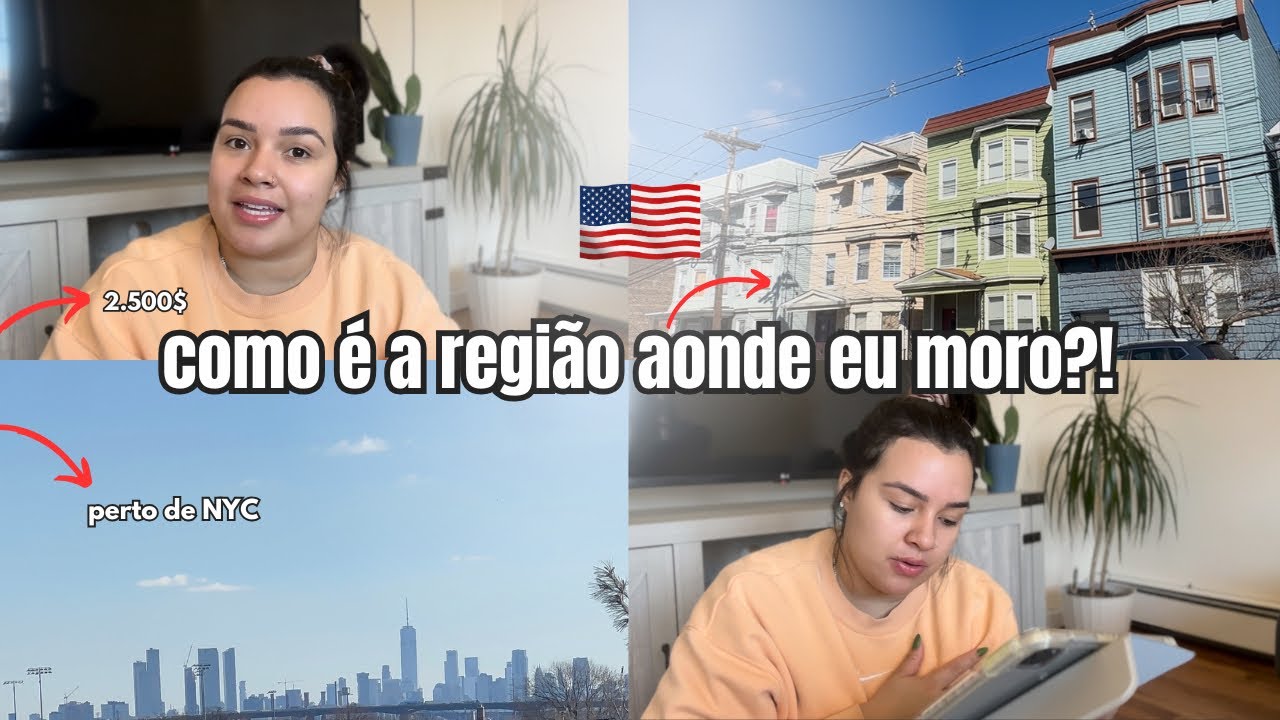Qual é os valores de aluguel de apartamentos em New Jersey? | Tour pela região onde eu moro