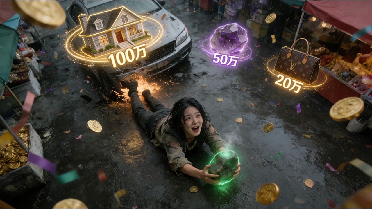 【完結】🔥 被親生父母趕出家門，一場車禍覺醒透視眼，賭石鑑寶一路逆襲成商界女王！