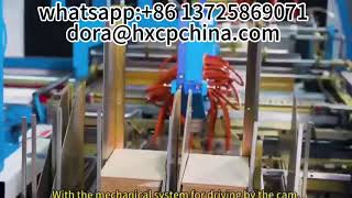 Workflow of HX36 Multi Functional Automatic Hardcover Case Making Machine