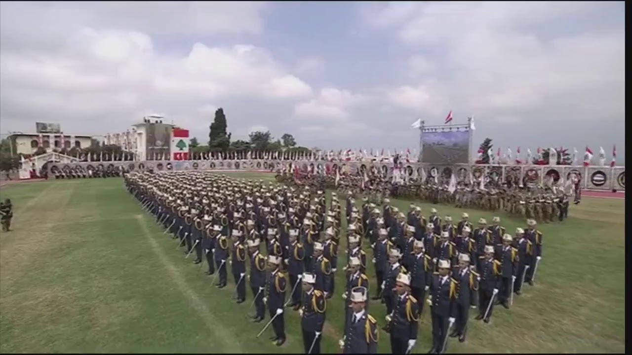 حفل العيد الرابع والسبعين للجيش اللبناني بحضور رئيس الجمهورية العماد ميشال عون