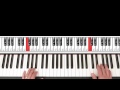 C Blues Piano Scale