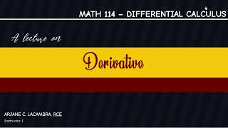Derivatives (Delta Method)