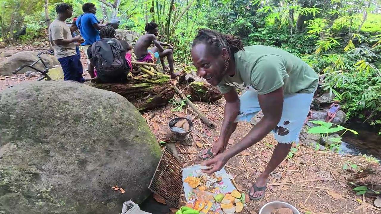 Bajan Brothers Visits St. Vincent to Go River and Cook Iguana Mt. Guro DeepHole Georgetown 🇧🇧🇻🇨