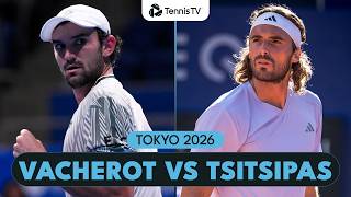 Entertaining Valentin Vacherot vs Stefanos Tsitsipas Highlights | Tokyo 2026