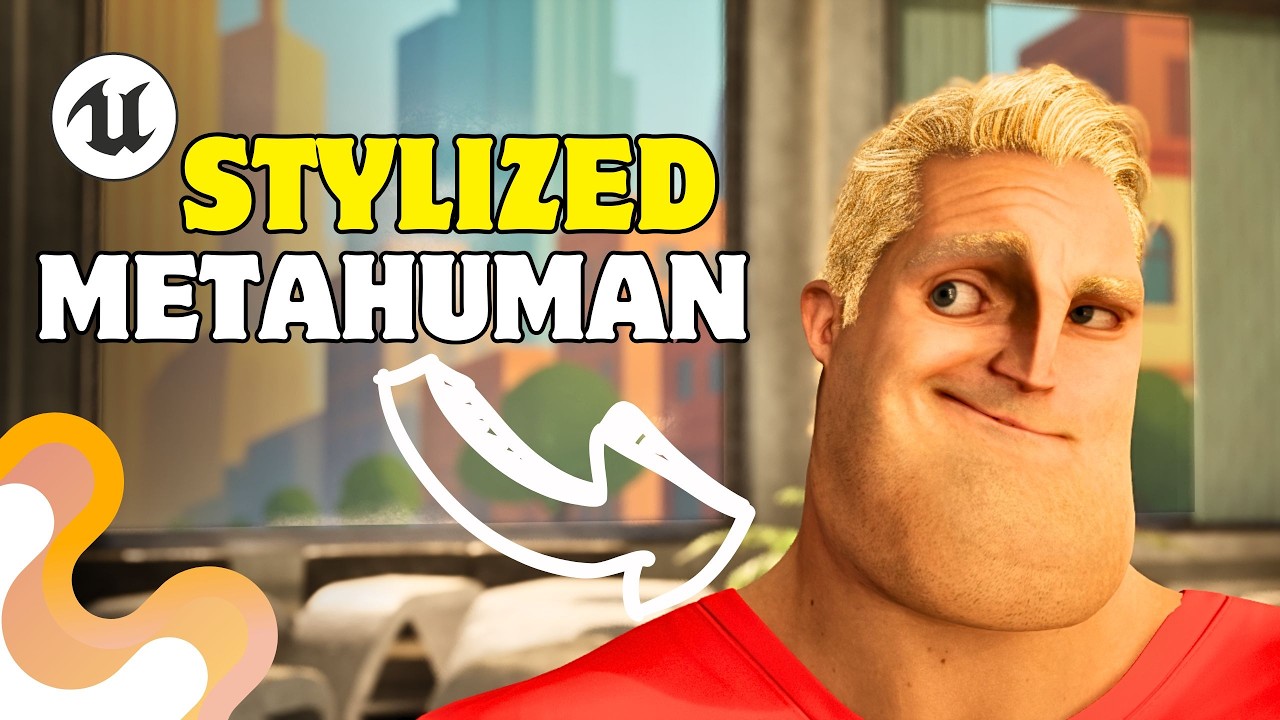 Стилизация METAHUMAN с помощью плагина MAYA | Unreal Engine 5