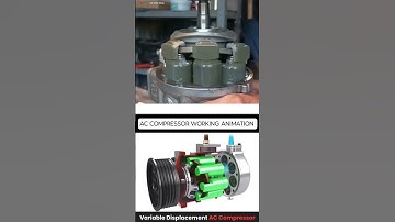 AC Compressor working animation #3d #design #car #compressor #animation #automobile #mechanic