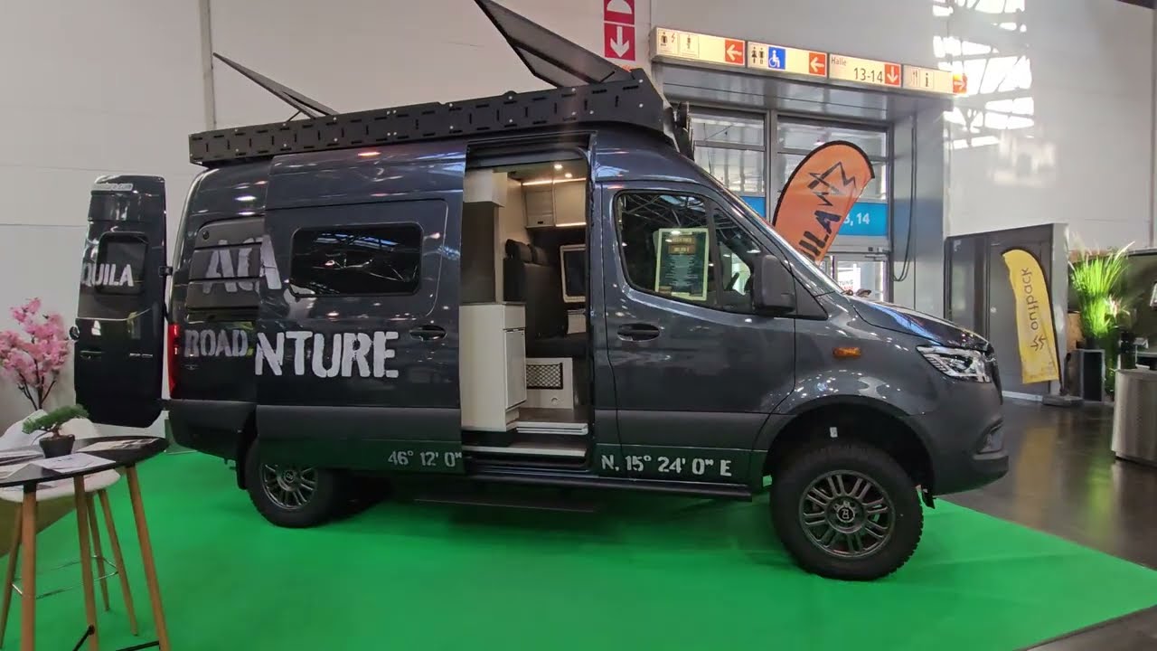 NEW for 2026! Short 4x4 Mercedes camper. Aquila