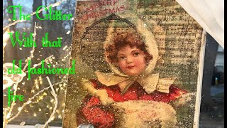 This Decoupage Nostalgic Christmas Idea is So Classic You&#39;ll Fall In Love