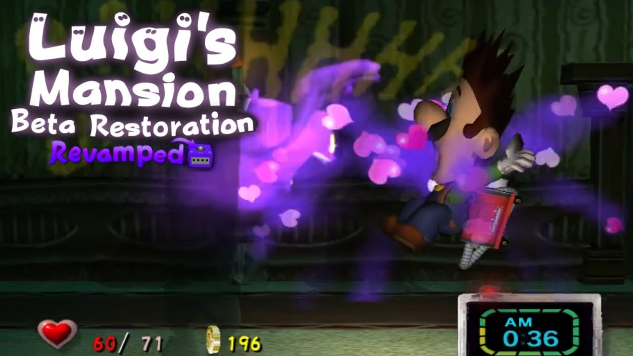 Luigi's Mansion Beta Restoration REVAMPED!!