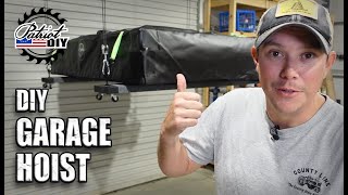 DIY Garage Hoist / Lift System / Rooftop Tent Storage