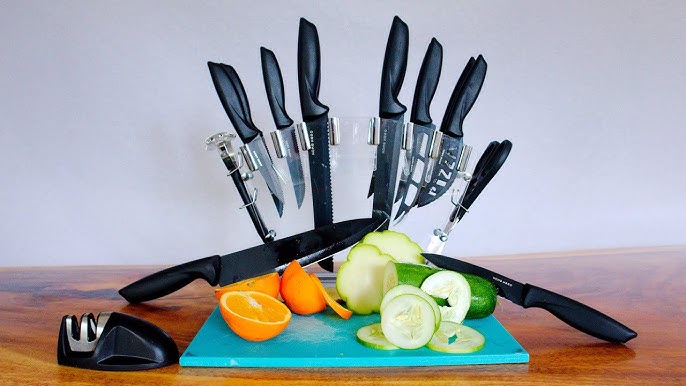 McCook MC69G Kitchen Knife Set Review -Is It Worth Buying? The Ultimate  Cutting Power! 