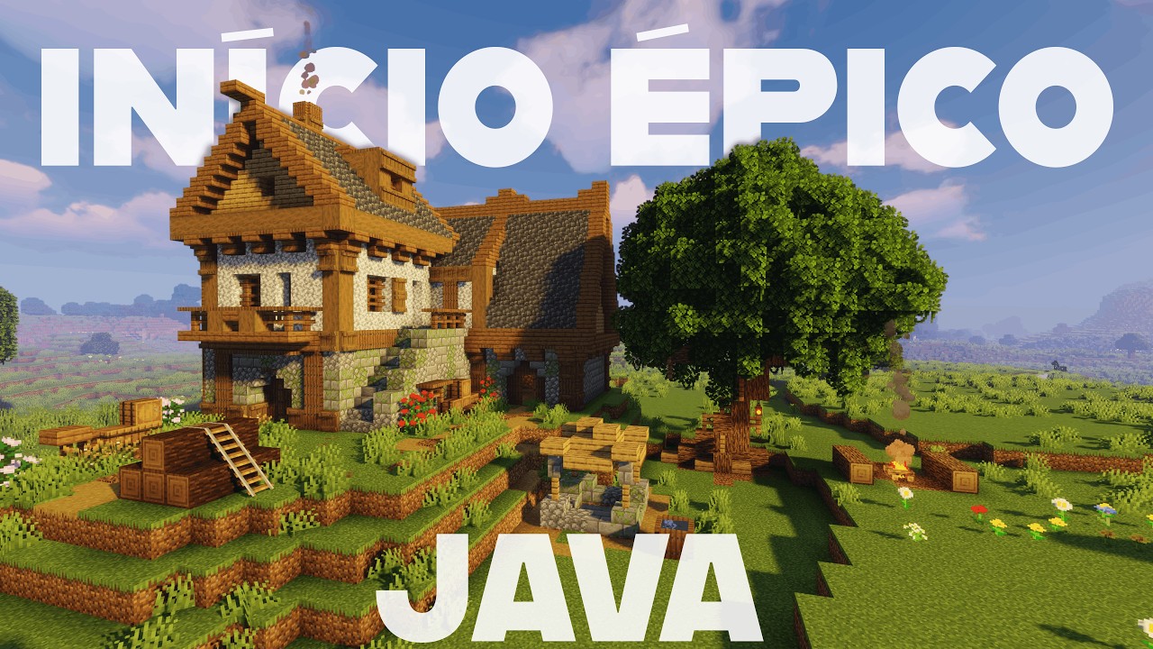MINHA PRIMEIRA VEZ NO MINECRAFT JAVA - YouTube