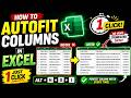 How to Autofit Columns in Excel