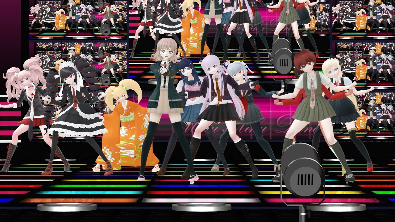 [MMD] Danganronpa - One Two Three