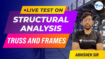 Truss and Frames | Live Test on Structural Analysis | Abhishek Sir