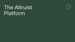 The Altruist Platform