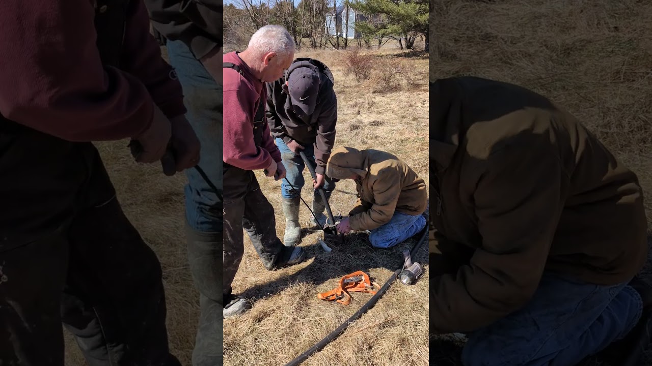 Cutting loose a well pump that was stuck in the casing