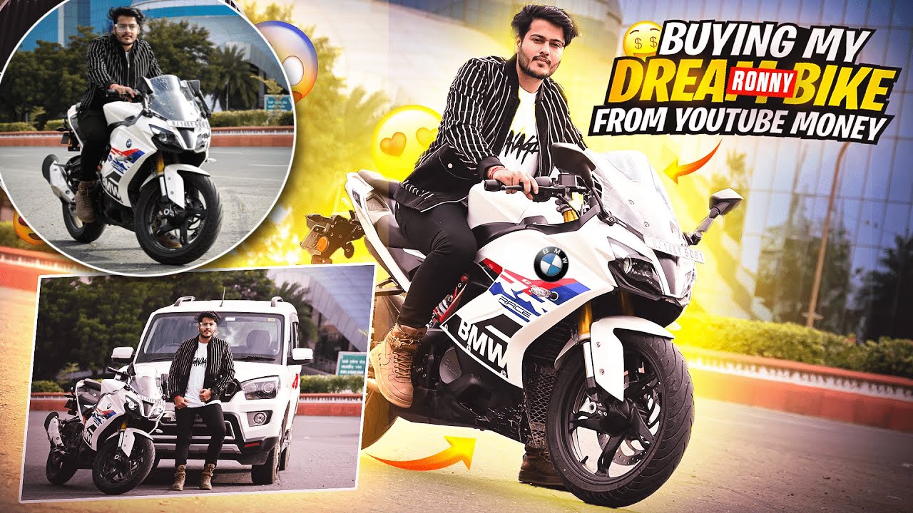 Finally Taking Delivery of my BMW G 310 RR | Buying Dream bike from Youtube Money #bmwg310rr