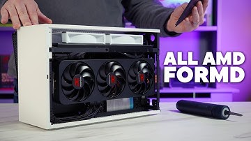 Stunning Under 10L AMD Gaming Build Featuring White FormD T1 - 9800x3d & 9070XT