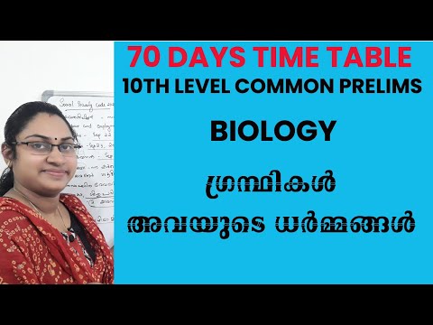 ഗ്രന്ഥികൾ |അവയുടെ ധർമ്മങ്ങൾ |അന്തസ്രാവി ഗ്രന്ഥികൾ |10th LEVEL COMMON PRELIMS|