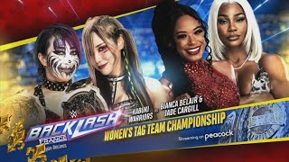 Jade Cargill & Bianca Belair vs Asuka & Kairi Sane Backlash 2024 Full Match