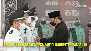 Pelantikan 6 Kepala Desa PAW di Kabupaten Pasuruan