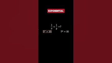How to solve this exponential equation #maths